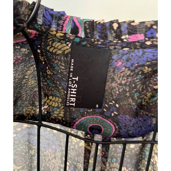 Anthropologie Dolan Peasant Odessa Blouse Paisley Print Size Small - Picture 5 of 7
